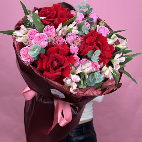 Букет "Пламя любви"