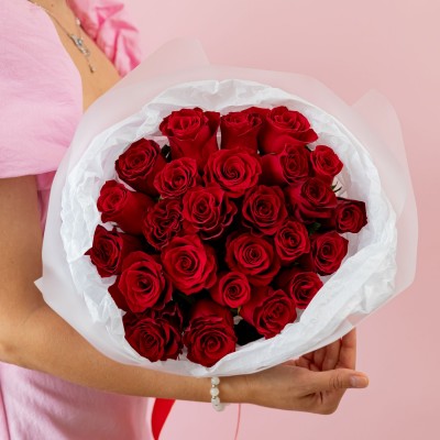 Букет "25 роз Родос" Букет "25 роз Родос"