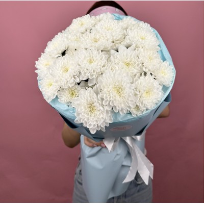 Букет из 5 хризантем "Балтика" Букет из 5 хризантем "Балтика"