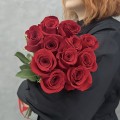 Букет из 11 красных роз 60 см Эквадор
